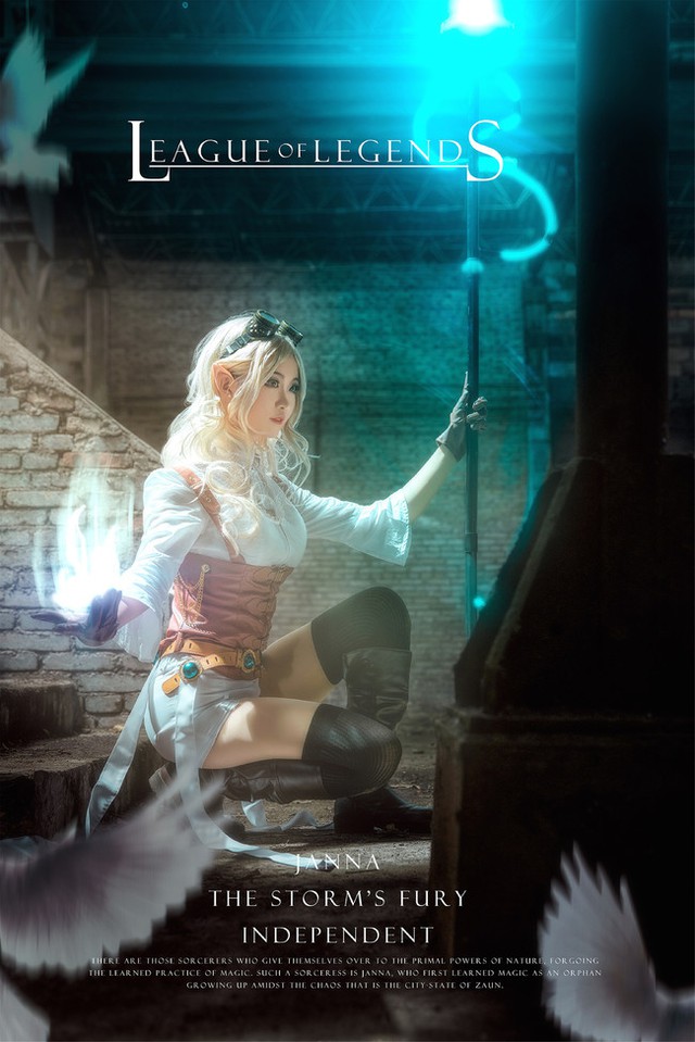 Ngắm cosplay Hextech Janna cực đẹp trong Liên Minh Huyền Thoại