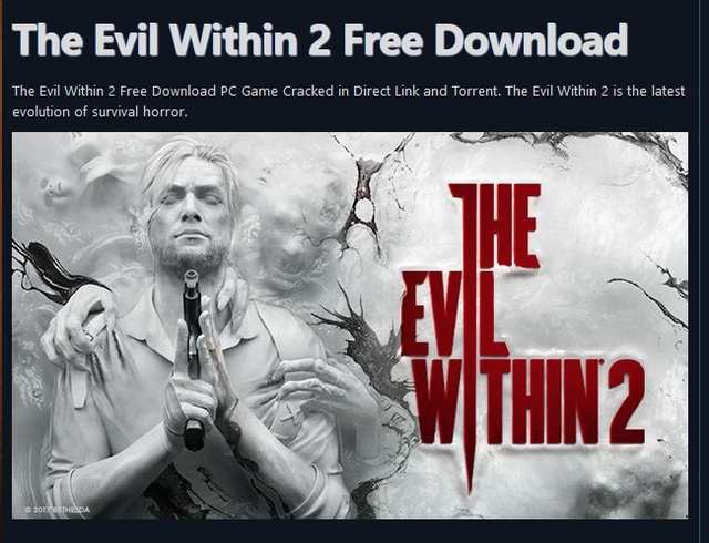  Bản crack của The Evil Within 2 dành cho PC đã được phát tán đầy rẫy trên mạng Internet 