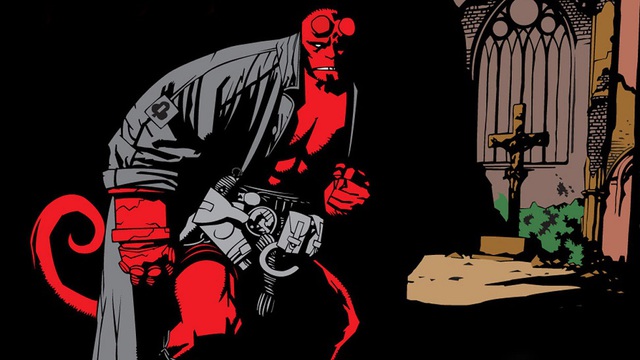 Hình ảnh chính thức đầu tiên về tạo hình Hellboy trong phần mới nhất được reboot