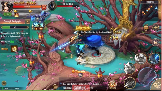 Trải nghiệm Kiếm Vũ Mobi VNG - Game chuẩn từ PC đến mobile
