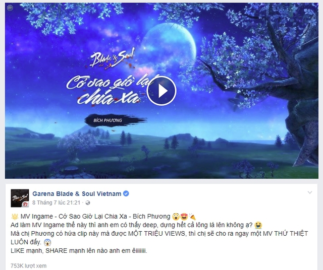 Dù vậy thì MV này vẫn nhận được tới hơn 700.000 lượt xet chỉ trên Facebook