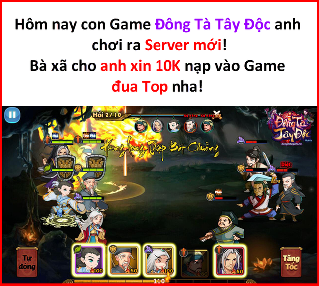 Thanh niên lầy lội, chế cả một bộ ảnh siêu hài chỉ để xin vợ 10K nạp Game