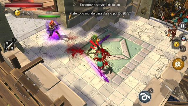 Dungeon Hunter: Curse Of Heaven - Game ARPG chất lượng AAA mà chỉ có 25MB của Gameloft