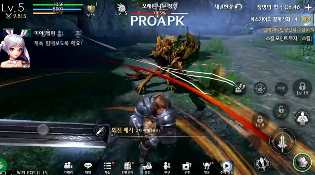 Gameplay chi tiết của TERA M - Game nhập vai bom tấn trên di động