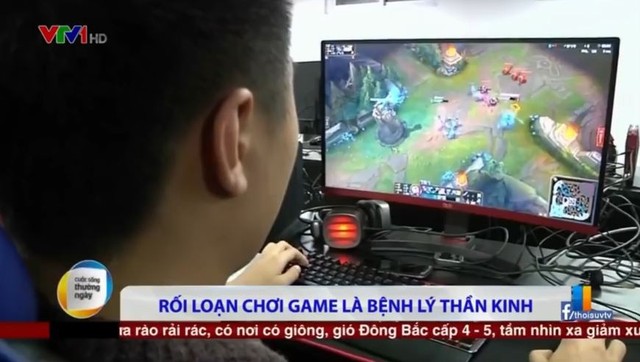 Bệnh 'nghiện game' đã lên sóng truyền hình quốc gia