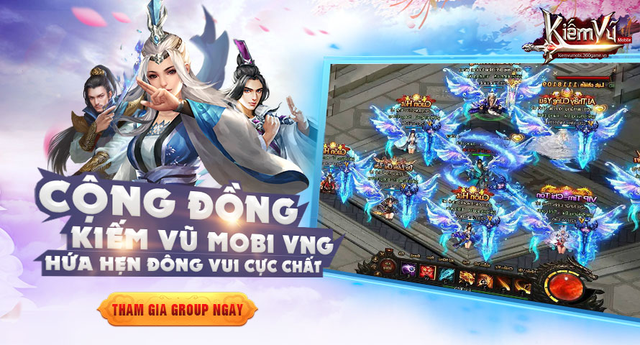  Cộng đồng Kiếm Vũ Mobi VNG sẽ cực chất 