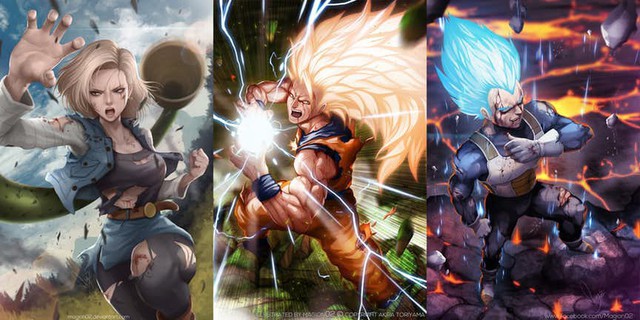 Chiêm ngưỡng 6 bộ Artwork CHẤT NHƯ NƯỚC CẤT mà fan Dragon Ball không thể nào bỏ qua