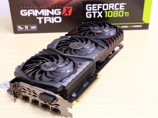 MSI GeForce GTX 1080 Ti GAMING X TRIO - VGA khủng vừa to vừa dài cực mạnh mới về Việt Nam