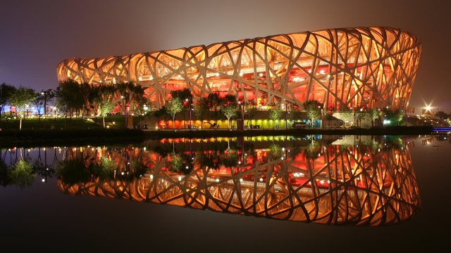  Sân vận động Tổ Chim tại Bắc Kinh, Trung Quốc 