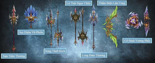 Điểm mặt các thần binh trong webgame Thanh Long Đao