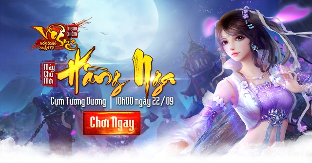 Tặng 200 Giftcode Ngạo Kiếm Vô Song mừng máy chủ Hằng Nga