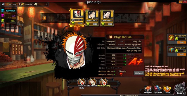 SohaPlay tặng 400 Giftcode Bleach Online chào tháng 9