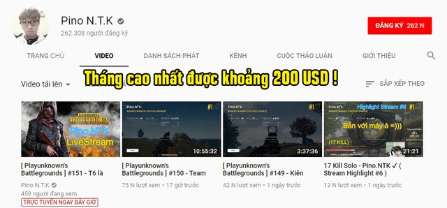 Đột Kích: Thu nhập từ việc làm video Đột Kích quá thấp, youtuber Pino chuyển hướng sang làm PUBG