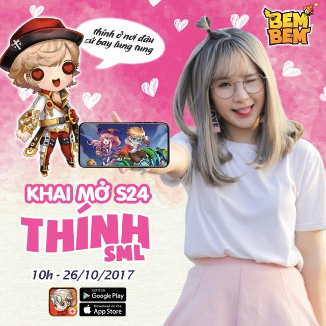 Bem Bem GO khai mở S24, tặng ngay 500 Giftcode đặc biệt trị giá 300k