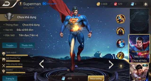 Liên Quân Mobile: Vì nguyên nhân này mà Superman trở thành tướng khó chơi bậc nhất hiện nay