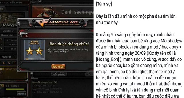 Người chơi và Game Master Đột Kích cần đề cao cảnh giác trước thủ đoạn tố cáo bẩn