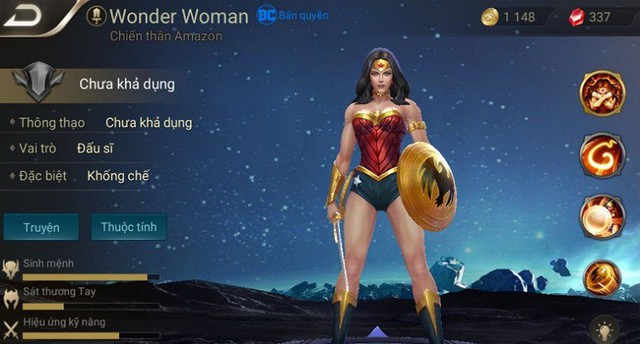 Liên Quân Mobile: 4 lý do để bạn phải sắm ngay Wonder Woman về với kho tướng của mình