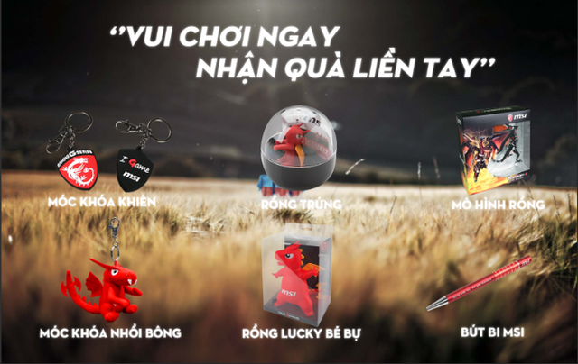 Rất nhiều phần quà hấp dẫn đang chờ đợi fan hâm mộ tới nhận.