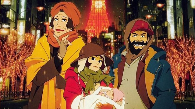 Tokyo Godfathers là 1 bộ anime cực kì đáng xem vào đêm noel 