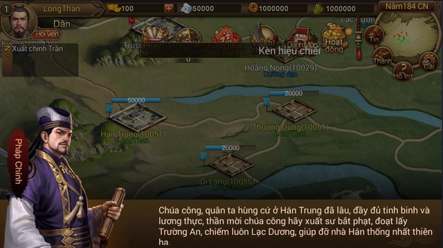 Game mobile chiến thuật Giang Sơn Của Trẫm bất ngờ “xuất hiện” tiếng Việt