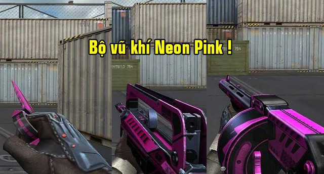 Đột Kích: Xuất hiện bộ sưu tập vũ khí Neon Pink ở server Nga