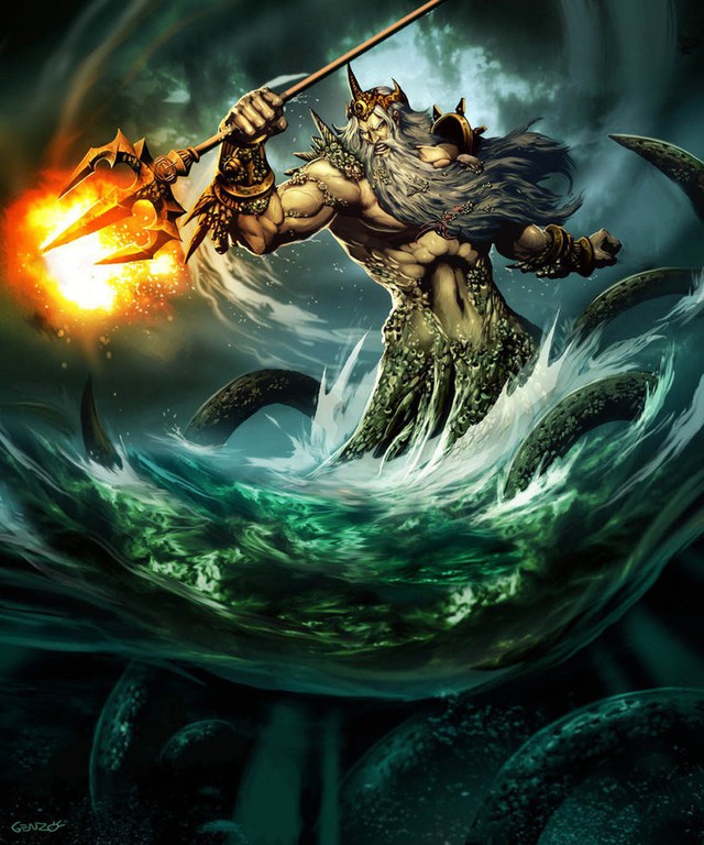  Thần biển cả Poseidon 