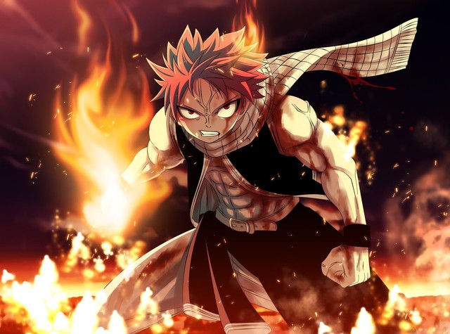  Được nuôi dạy bởi con rồng lửa để trở thành Sát Long Nhân, Natsu có khả năng hấp thụ mọi loại lửa thành sức mạnh của mình 