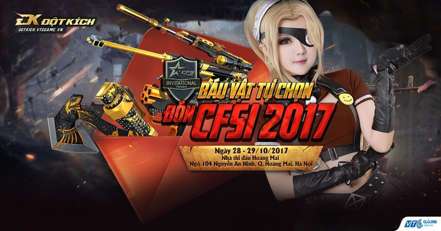 Vũ khí VIP, báu vật vĩnh viễn và hàng nghìn giftcode hấp dẫn đang chờ đón game thủ tại CFSI 2017