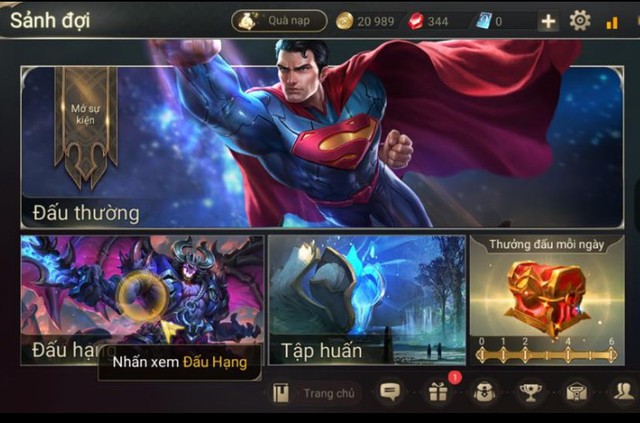 Superman sẽ là vị tướng thứ 53 ra mắt trong đấu trường Liên Quân Mobile