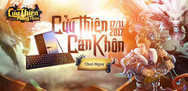 Game hot Cửu Thiên Phong Thần chính thức ra mắt 10h sáng ngày 22/11