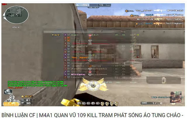 Game thủ Đột Kích bóc phốt Youtuber làm video “109 Kill với M4A1 Quan Vũ”