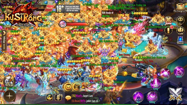 Không thể ngờ game MMORPG trên mobile ở Việt Nam lại có thể đông như thế này!