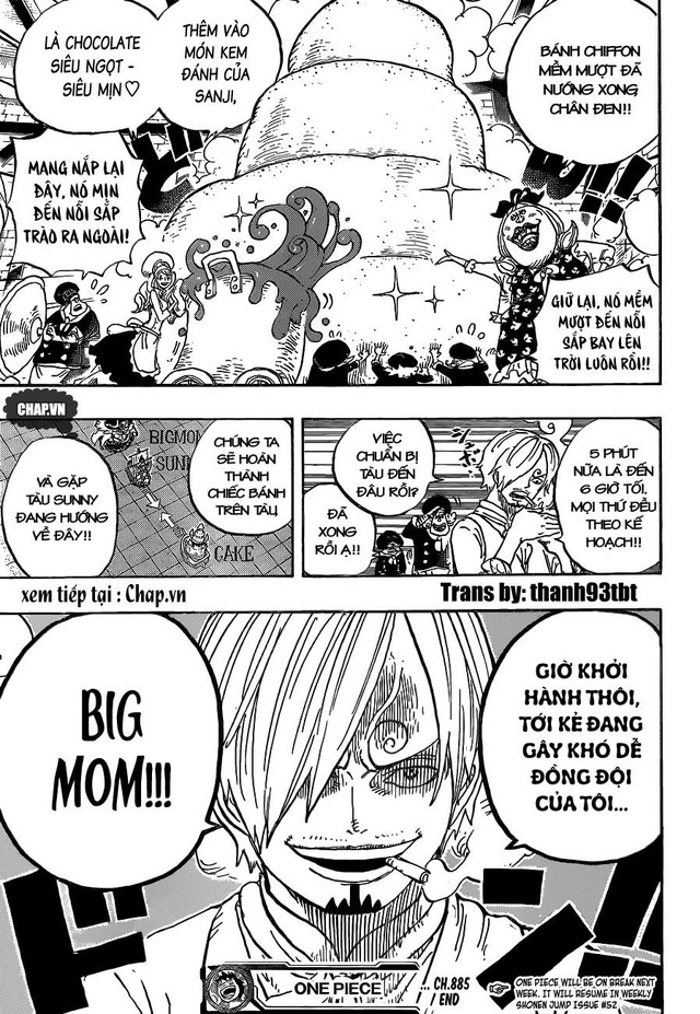 Không vui tí nào, manga One Piece Chapter 886 bị lùi phát hành 1 tuần