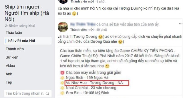 Ghi địa chỉ ship hàng về Tương Dương, nữ game thủ bị bêu riếu “thần kinh hoang tưởng”