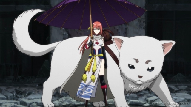  Chú chó khổng lồ Sadaharu là thú cưng của nhóm Gintoki và thường khiến cả nhóm lâm vào các tình huống dở khóc dở cười. 