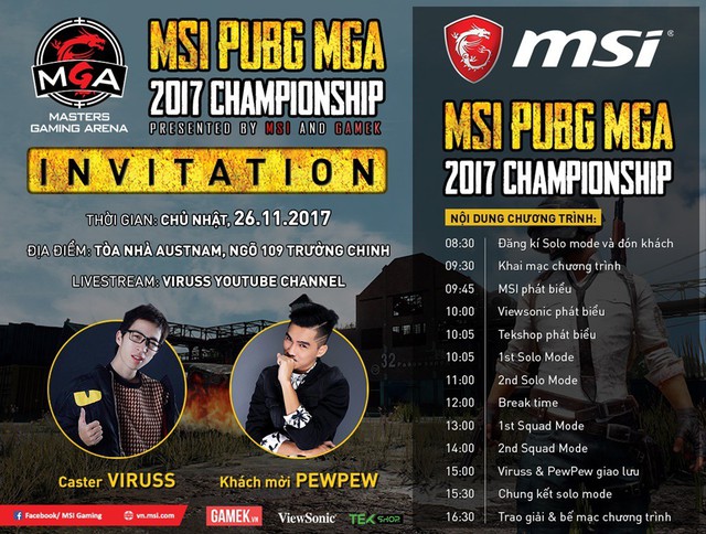 Tất tật thông tin bạn cần biết về ngày thi đấu “mưa phần thưởng” Chung Kết MSI KenhTinGame PUBG 2017