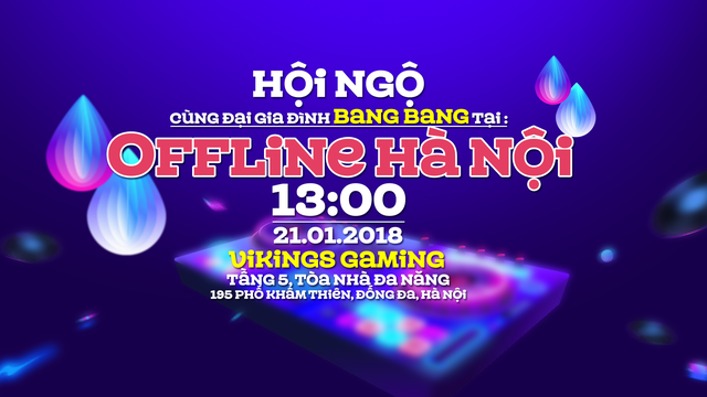 Webgame Bang Bang tưng bừng sự kiện offline tại Hà Nội