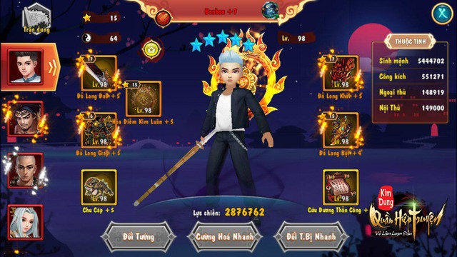  Bonbon - game thủ đầu tiên chạm mốc 20 triệu lực chiến, Top 1 toàn server trong Kim Dung Quần Hiệp Truyện 