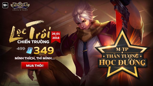 Liên Quân Mobile: Game thủ chỉ phải bỏ khoảng 200 nghìn để sắm skin được Sơn Tùng lồng tiếng