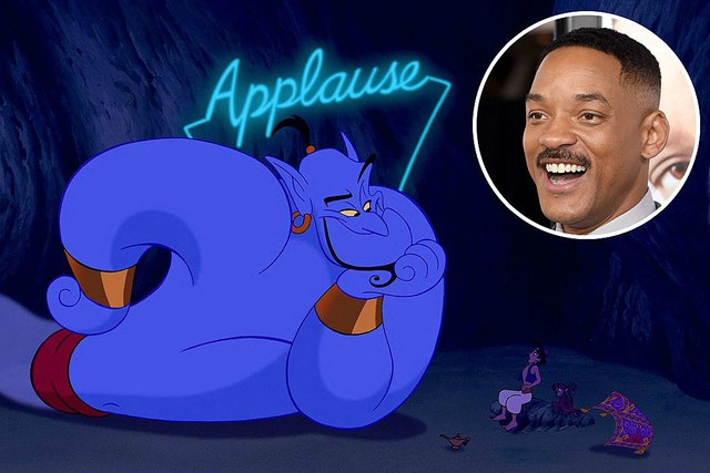 Lộ diện poster Aladdin lung linh huyền ảo, vai Thần Đèn về tay Will Smith - Ảnh 3.