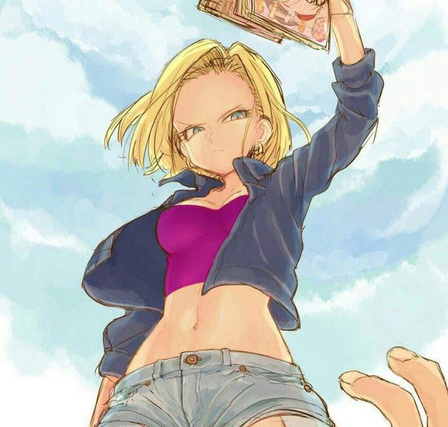 Chiêm ngưỡng những bức họa đẹp nhất của fan về nàng Android 18 trong Dragon Ball - Ảnh 6.