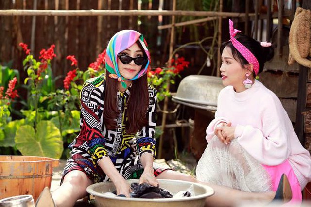 Ngân Khánh: Trang Nhung mang trang phục hàng hiệu dụ dỗ Khánh đóng phim - Ảnh 2.