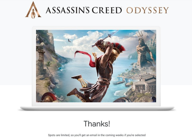 Google cho phép chơi miễn phí game Assassins Creed Odyssey trên trình duyệt Chrome, không cần máy tính cấu hình khủng - Ảnh 1.