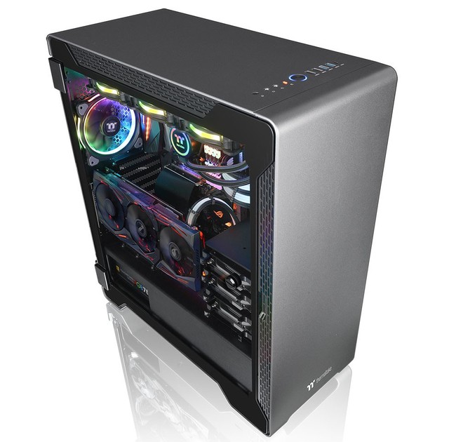 Case máy tính Thermaltake A500 Aluminum TG Edition: Quá đẹp mắt và tiện lợi, siêu thích hợp cho game thủ toàn chơi hàng khủng - Ảnh 1.