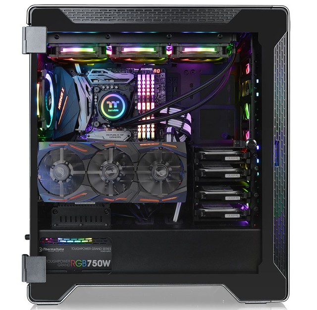 Case máy tính Thermaltake A500 Aluminum TG Edition: Quá đẹp mắt và tiện lợi, siêu thích hợp cho game thủ toàn chơi hàng khủng - Ảnh 4.