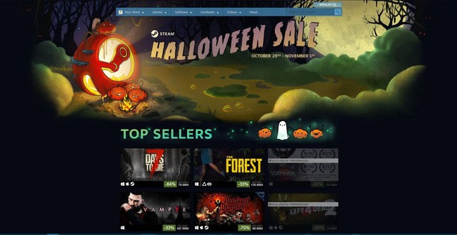 Halloween Sale chính thức khởi động, Steam giảm giá sập sàn cả tấn game khủng - Ảnh 1.