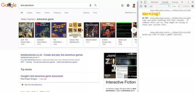 Cách tìm và chơi trò chơi phiêu lưu bí mật của Google.com - Ảnh 3.