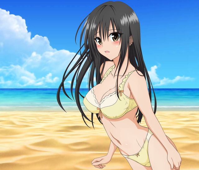 Giải nhiệt mùa hè cùng bộ ảnh Bikini nóng bỏng của các mỹ nhân trong To Love Ru - Ảnh 9.