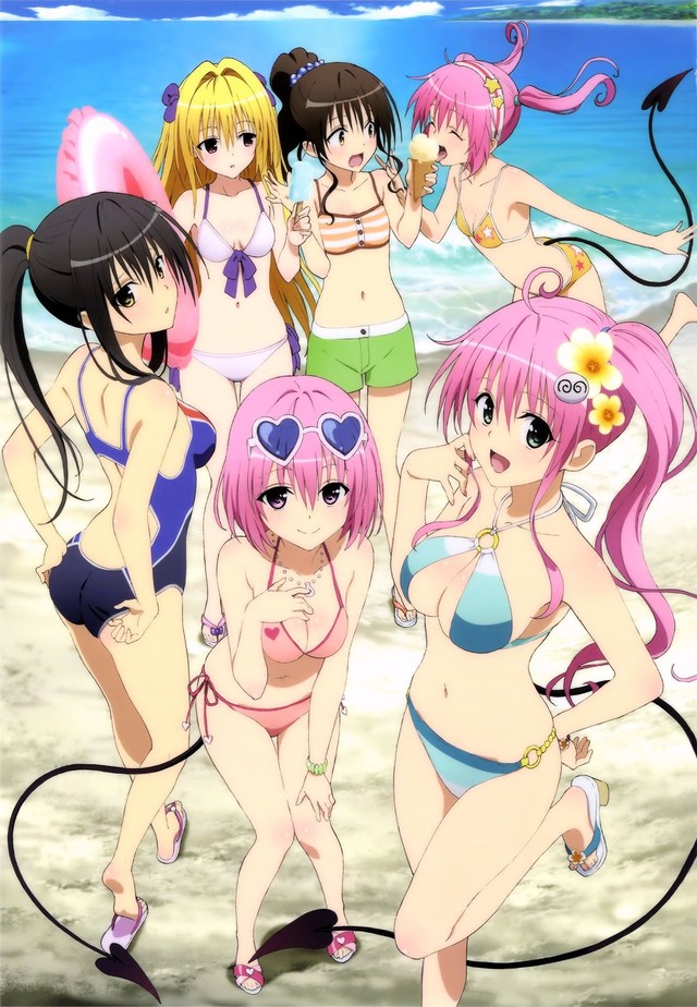 Giải nhiệt mùa hè cùng bộ ảnh Bikini nóng bỏng của các mỹ nhân trong To Love Ru - Ảnh 15.