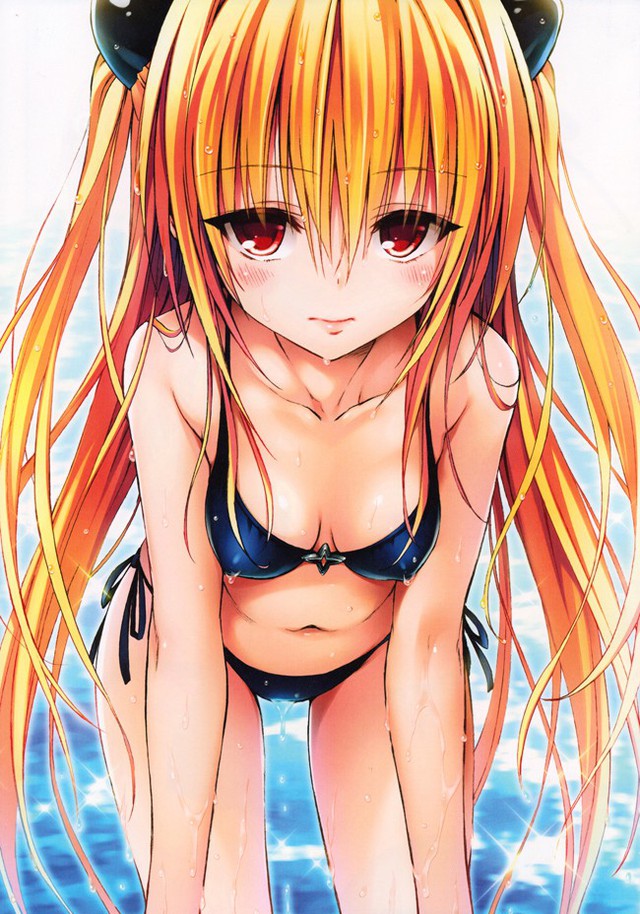 Giải nhiệt mùa hè cùng bộ ảnh Bikini nóng bỏng của các mỹ nhân trong To Love Ru - Ảnh 17.